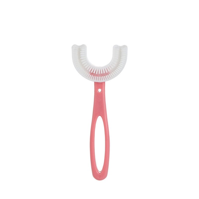 Sikat Gigi Anak-anak Berbentuk U Manual Silikon Bayi Yoothbrushing Artefak Perawatan Mulut Sikat Pembersih untuk 6 7 8 9 10 11 12 Tahun