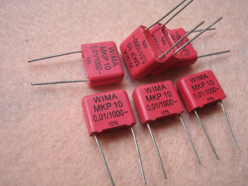 Немецкие оригинальные полипропиленовые (PP) конденсаторы WIMA MKP10, 20 шт./лот, бесступенчатый конденсатор для аудиосигнала