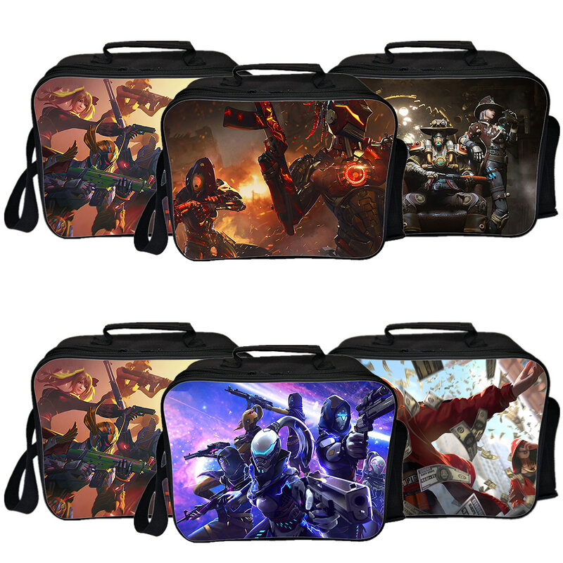 Free Fire Lunch Bags Women Insulated Lunch Box Cooler Tote Bag Reusable Portable Cooler Bag For Men 3D Hot Game Bento Box