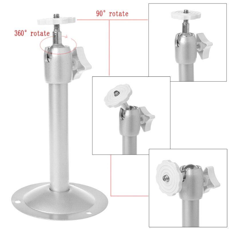 360 Degree Adjustable Projector Ceiling Mount Stand Wall Projector Metal Bracket