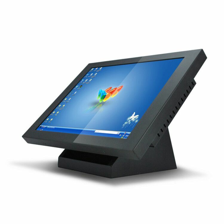 Preço de fábrica 17 polegada impermeável ip65 win10 linux incorporado tudo em um monitor da tela de toque industrial pc