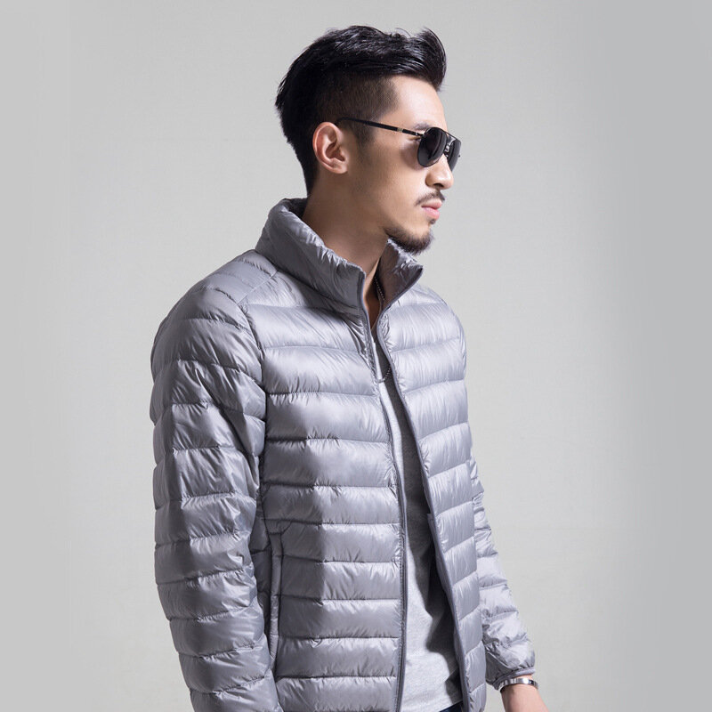 MRMT 2024 Brand New Winter Men's Jackets Lightweight Down Overcoat for Male Standing Collar Coat Outer Wear Clothing Garment