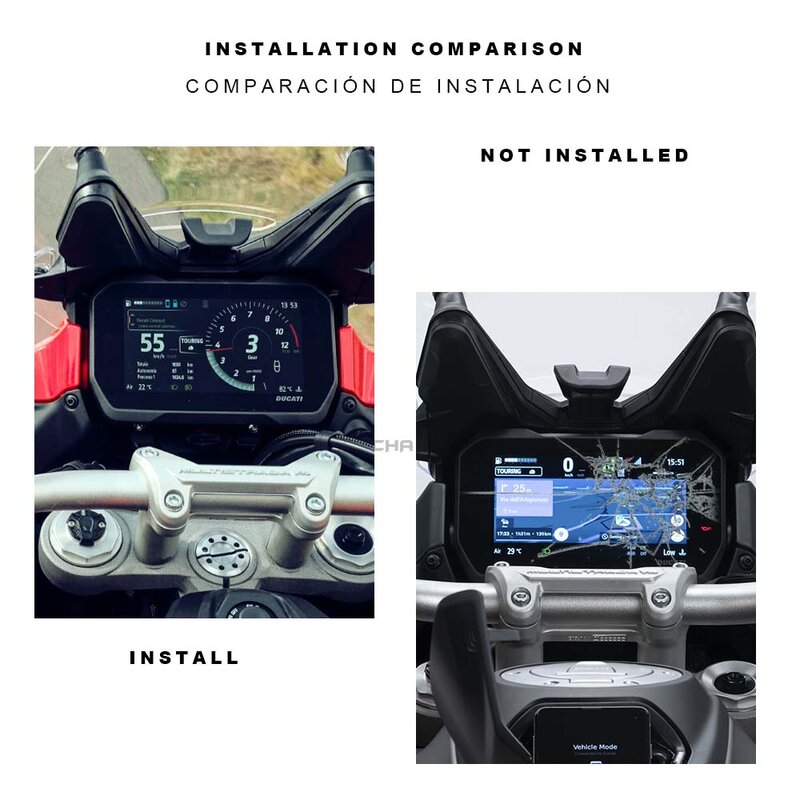 Motorcycle Scratch Cluster Screen Dashboard Protection Instrument Film For Ducati Multistrada V4 Pikes Peak v4S Sport 2021