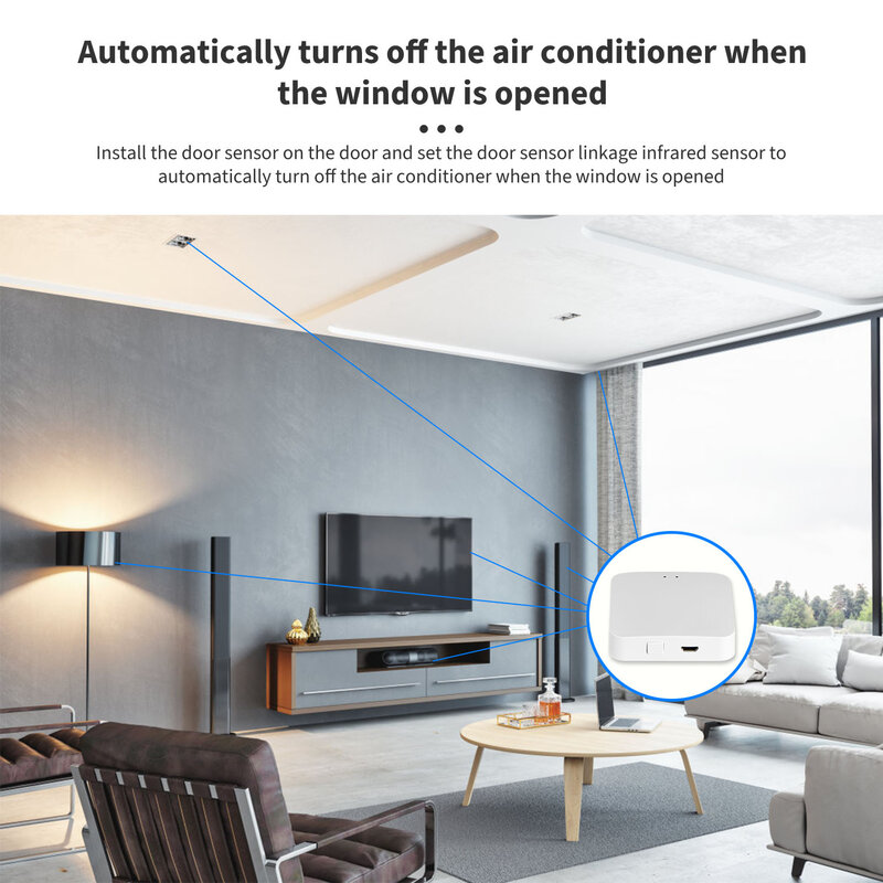 Tuya Bluetooth Gateway Smart Life Mesh Wifi Hub For Home Automation Residential Control Intelligent Appliance System App Remote