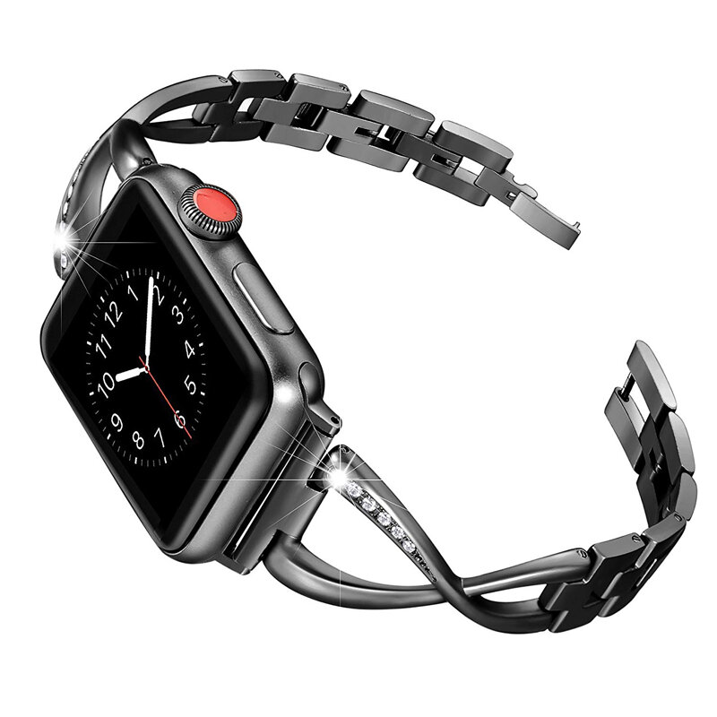 Link pulseira para apple pulseira de relógio 42mm 38mm 44mm 40mm série 5/4/3/2/1 iwatch banda pulseira de aço inoxidável acessórios