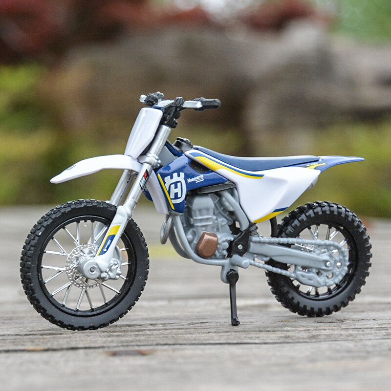 Maisto – modèle de moto Husqvarna FC 450, 1:18, véhicules en moulage statique, loisirs de collection, jouets