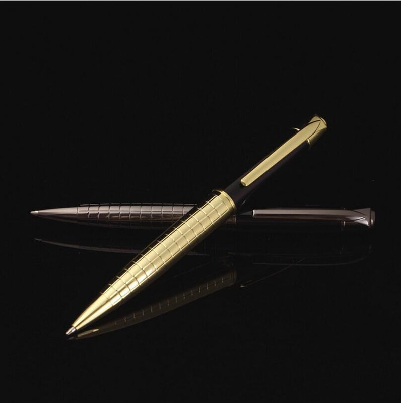 Penna a sfera di marca Full Metal di nuovo arrivo uomini d'affari di alta qualità che scrivono penna regalo di compleanno acquista 2 invia regalo
