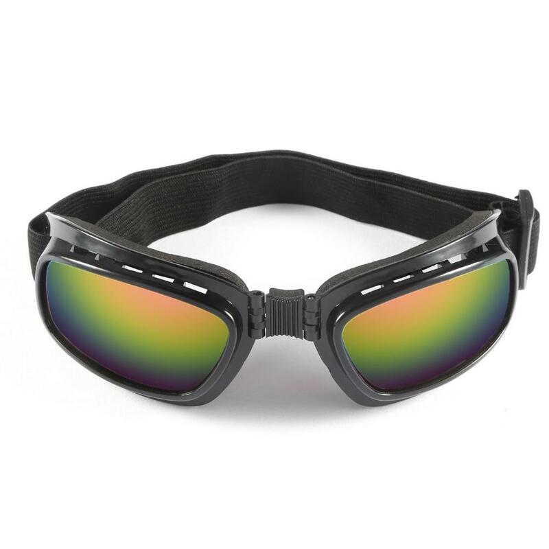 Складные винтажные мотоциклетные очки, ветрозащитные очки, очки для лыж и сноуборда, очки для гонок по бездорожью, пылезащитные очки