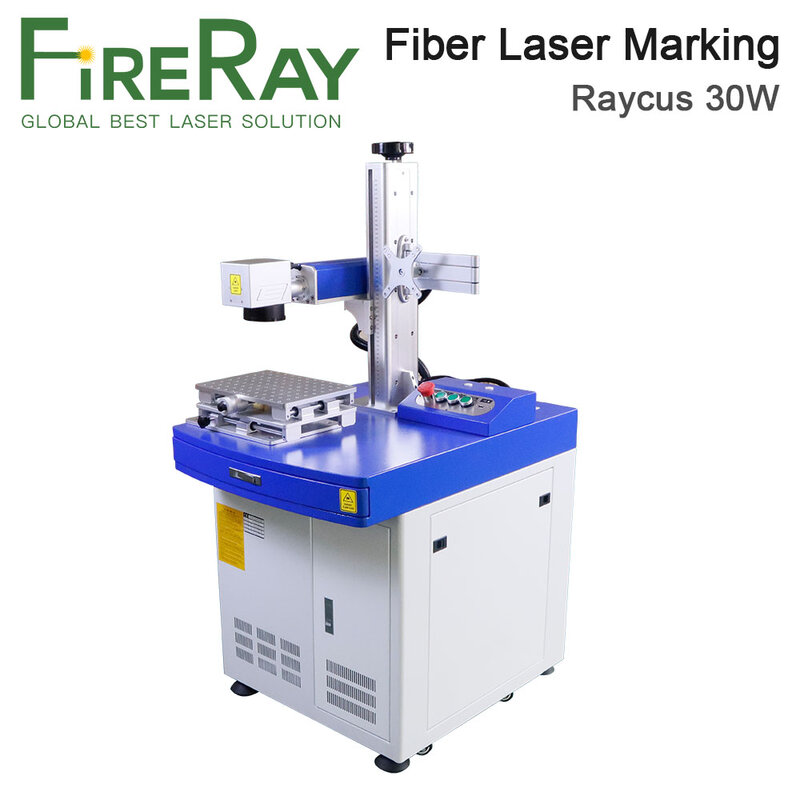 FireRay Faser Laser Kennzeichnung Maschine 30W mit Raycus Faserlaser Quelle MAX IPG für Kennzeichnung Metall Edelstahl 1 auftrag