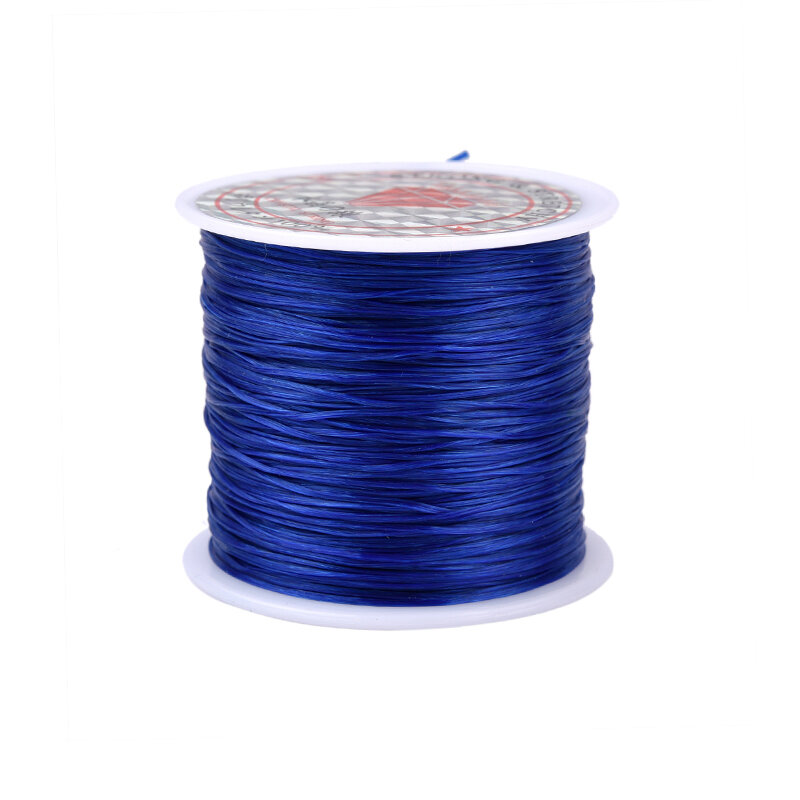 60m/rolo de cristal elástico forte beading cord 0.6mm stretch thread string pulseira fios para joias que fazem a linha de cabos
