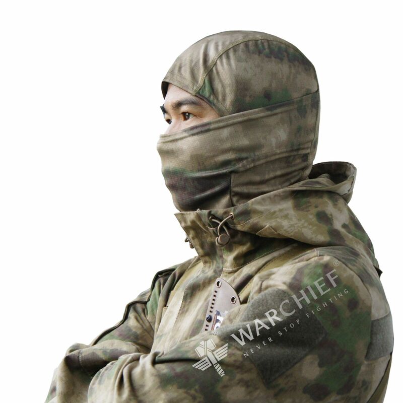 Man ยุทธวิธี Camouflage Balaclava หน้ากากใบหน้าเต็มรูปแบบรถจักรยานยนต์ Shield วิ่ง Hiking กีฬาฉนวนกันความร้อนล่าสัตว์ที่อบอุ่นผ้าพันคอ