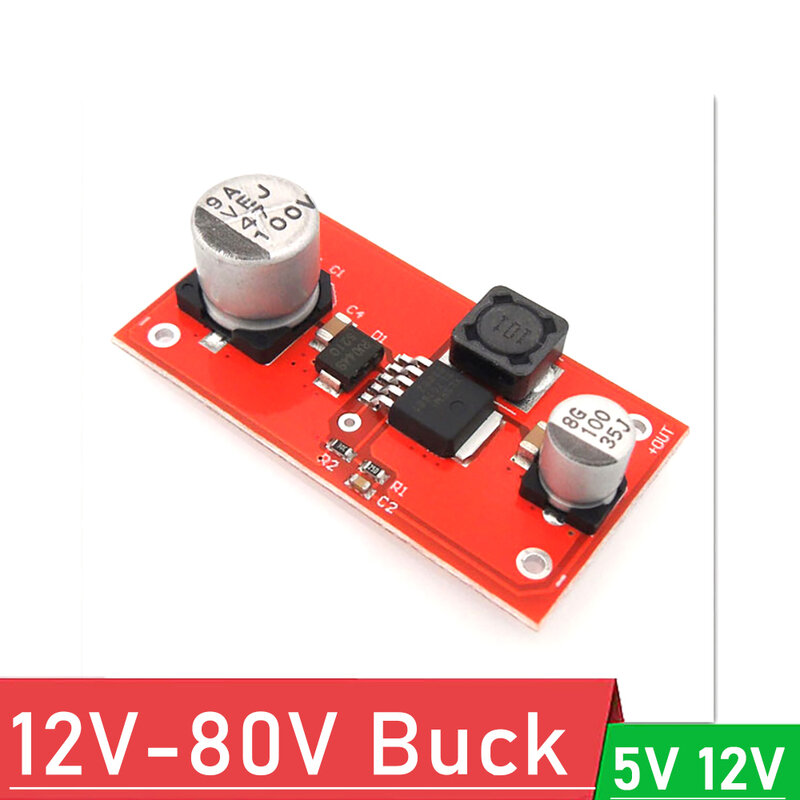 DC-DC Buck Converter power module 12V-80V 15V 19V 24V 36V 48V 60V 72V TO 5V 12V lithium Battery Voltage Regulator Control