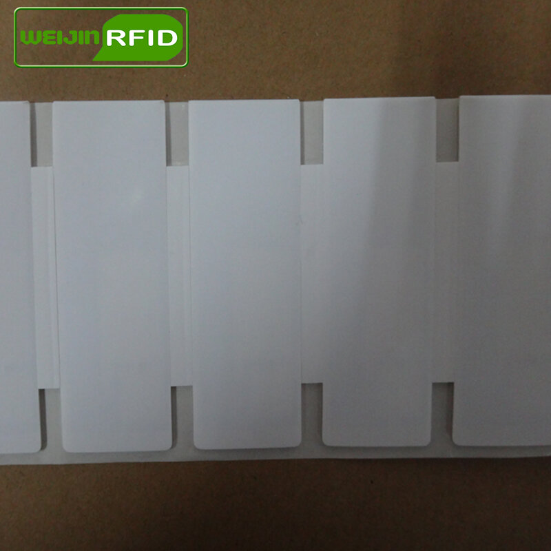 Etiqueta sintética passiva imprimível do rfid do anti-metal da frequência ultraelevada rfid 80*25*1.25mm 915mhz 868mhz impinj nxp ISO18000-6C epcc1g2 6c