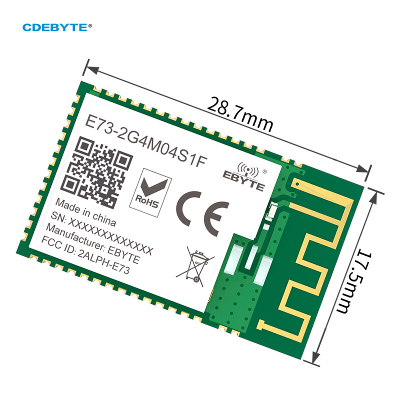 Module Bluetooth 2.4GHz nRF52811 BLE5.1 Ebyte E73-2G4M04S1F PCB antenne SOC SMD émetteur-récepteur sans fil ibalise IoT DIY Logic ICs