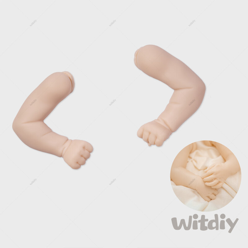 Witdiy tracking 50CM Reborn baby doll kit kit reborn non verniciato kit realistico kit bambola rinata parti vuote