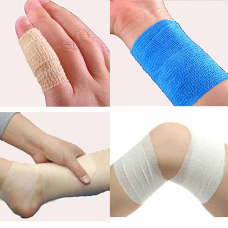 Self-Adhesive Elastic Bandageการปฐมพยาบาลการดูแลสุขภาพทางการแพทย์เทปชุดอุปกรณ์ปฐมพยาบาล