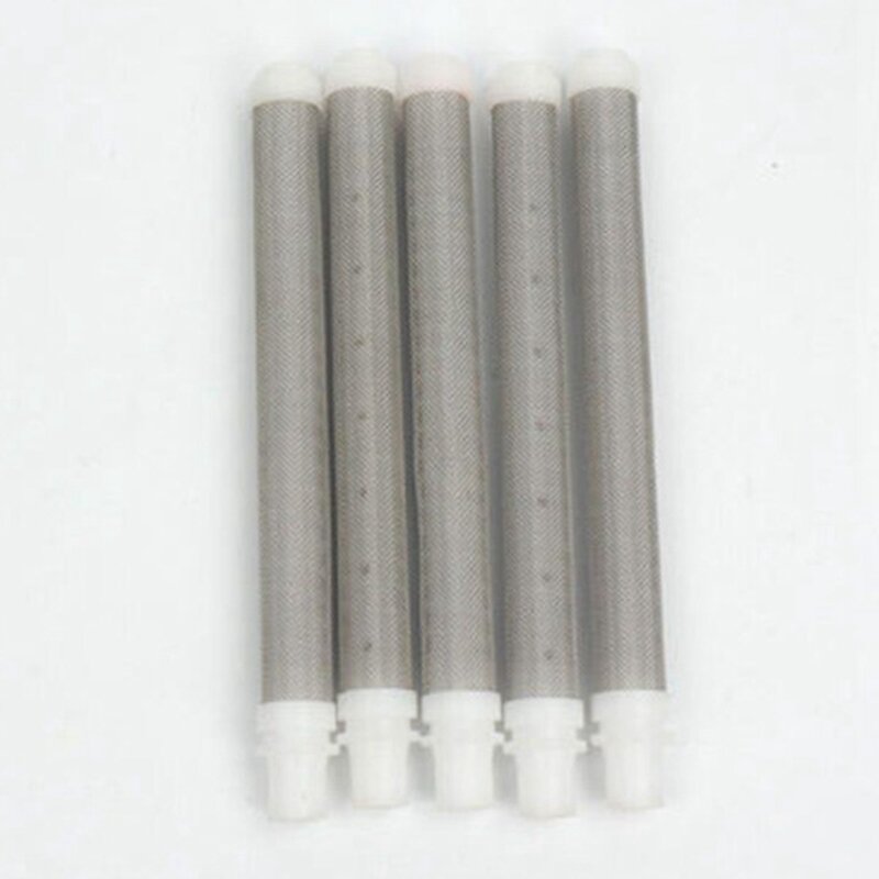 10pc airless filtro 60 malha airless spray filtro 304 de aço inoxidável para wagner airless pintura spray resistência à corrosão