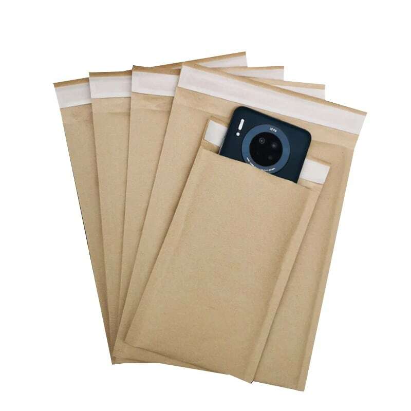50PCS/15 sizes Kraft Bubble Envelopes Paper Packaging Bags Padded Mailers Shipping Package bubble Envelope Courier Storage Bags
