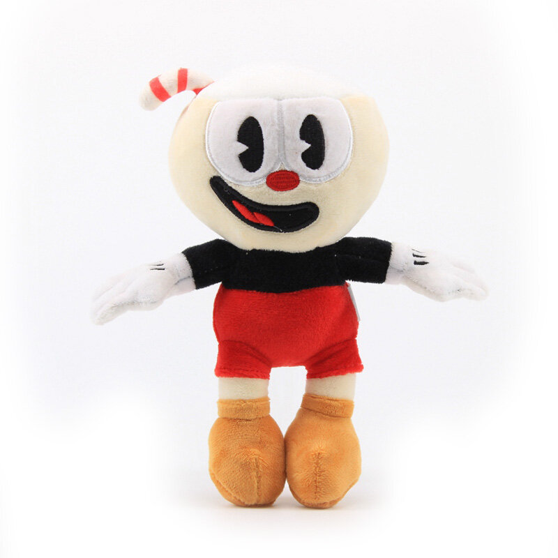 Mugman Soft Plush Stuffed Toys para crianças, Cute Cartoon Doll, Xmas Gifts, Xmas Boss King Dice, Cuphead, 13 estilos
