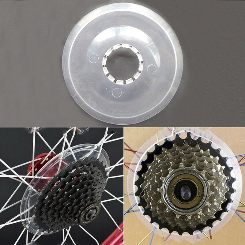 1pcs Bike Bicycle Wheel Spoke Protector Guard Bicycle Cassette Freewheel Protection Cover Bike Parts For Bicycle Accessories