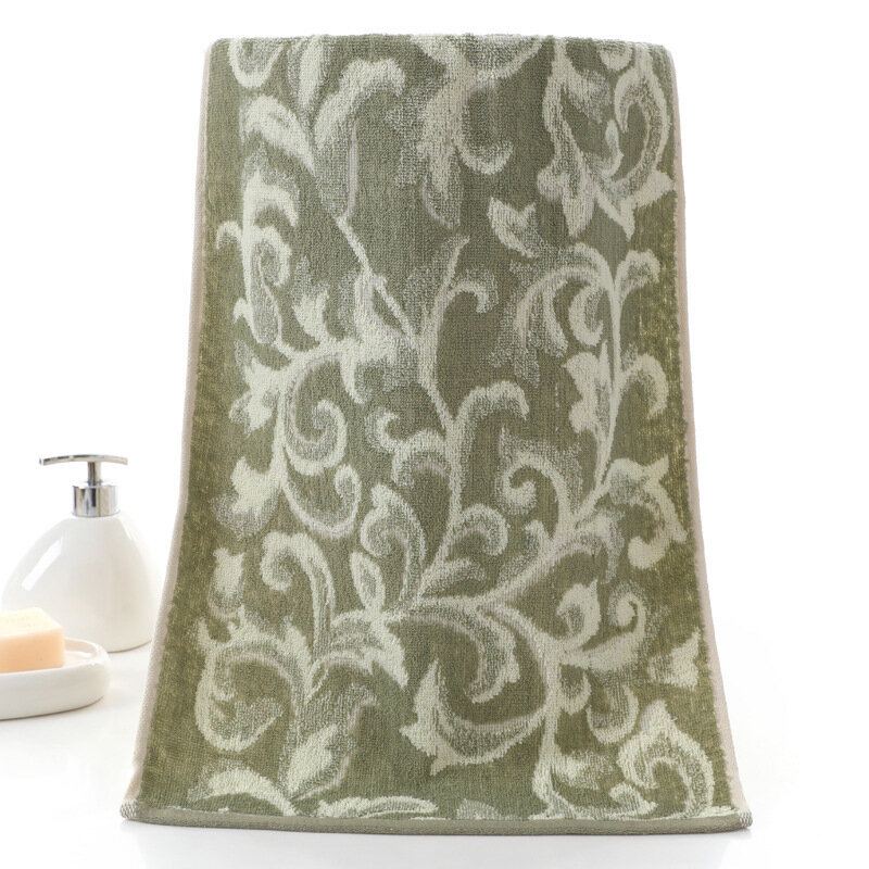 Gant de toilette en coton doux Jacquard de haute qualité, serviette de bain solide pour mari en voyage d'affaires, cadeaux portables