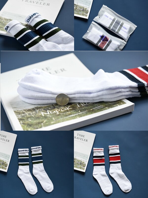 Mode Weiß Einzigartige Design wörter Socken Sexy Homosexuell Männer Baumwolle Sport Rohr Fußball Socken Komfortable