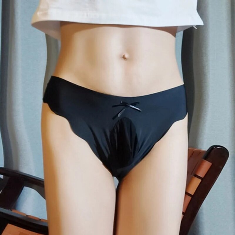 Sissy Calcinha-Culotte tanga sexy pour homme, sous-vêtement confortable, sans couture