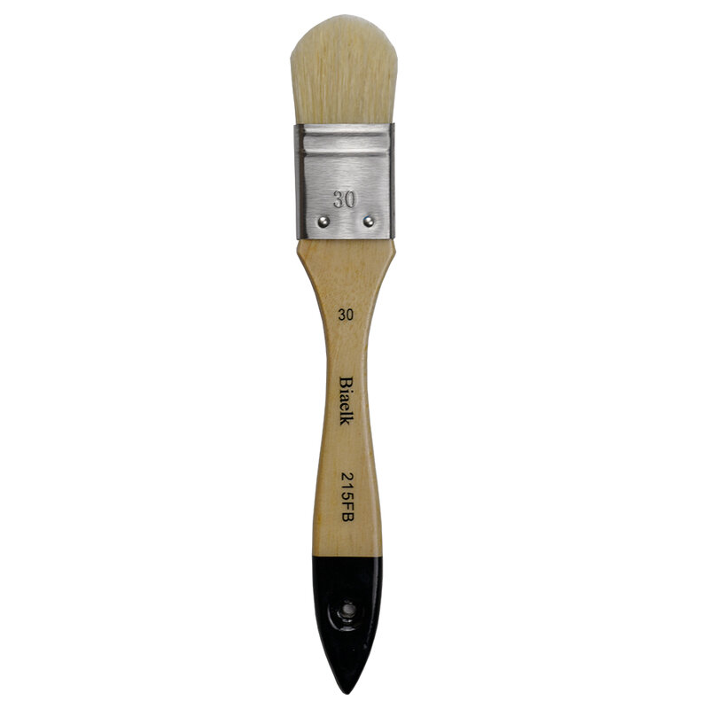4PC/Set 215FB High Quality Hog Bristle Hair Wooden Handle Watercolor Acrylic Oil Artist Art Supplies Paint Brush