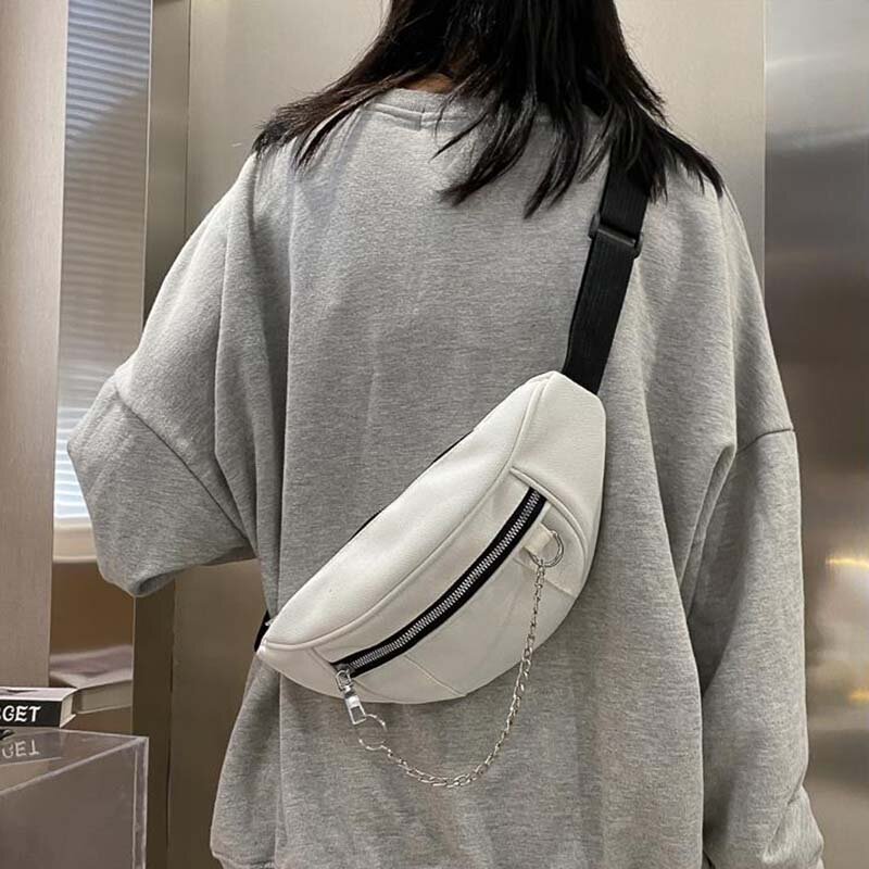 Поясная сумка для женщин в стиле Харадзюку, холщовая школьная сумка в стиле хип-поп, винтажная забавная бананка через плечо в гонконгском ст...
