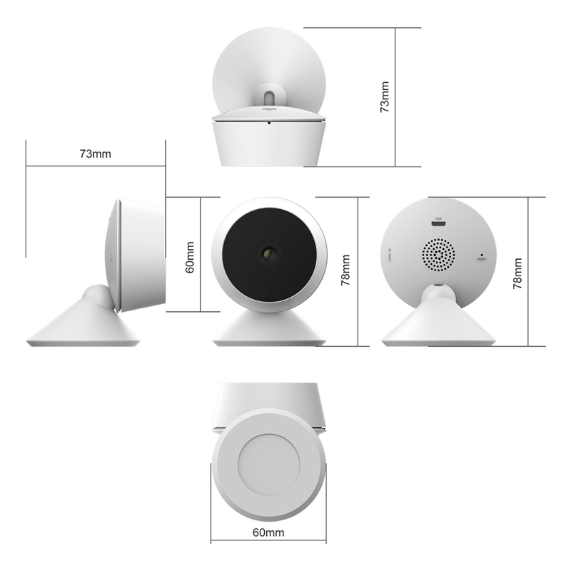 Laxihub – Mini caméra de Surveillance intérieure IP wifi 2mp/3mp/2K, dispositif de sécurité sans fil, babyphone vidéo