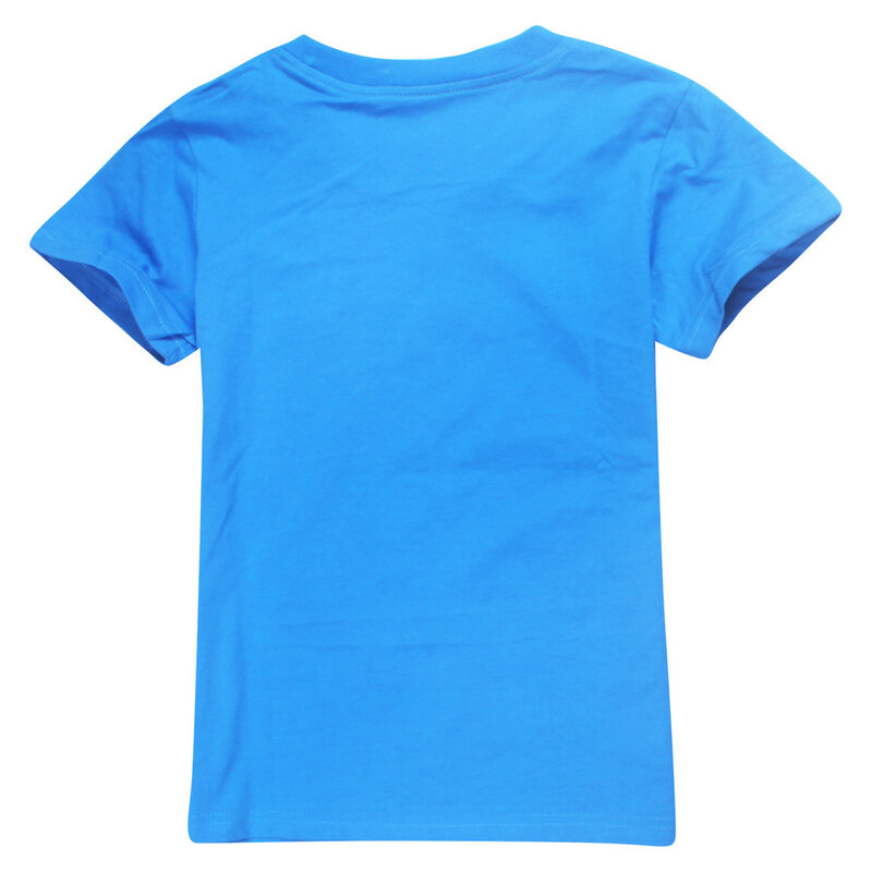 Minecrafting Anime Summer Clothes Pure Cotton Short Sleeve Christmas Shirt Creeper Cosplay T-shirt Fashion Kids Boys Girls Tops