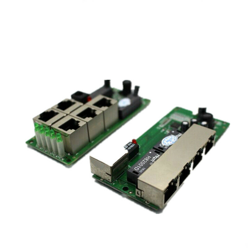 OEM Kualitas Tinggi Mini Harga Murah 5 Port Modul Sakelar Perusahaan Manufaktur Papan PCB 5 Port Modul Switch Jaringan Ethernet