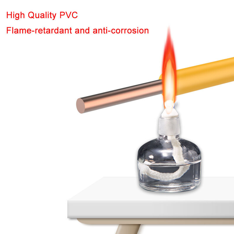 1/2/5/10m BV Copper Wire 1~10mm2 (8AWG~18AWG) Single Core Single Stranded Hard Wire PVC High 70°C Car Light Lighting LED