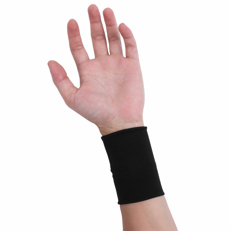 Maniche da polso a compressione Unisex Spandex fascia da polso polsino sport Yoga sudore assorbire maniche da braccio fascia per asciugamano braccialetti avvolgimento da polso