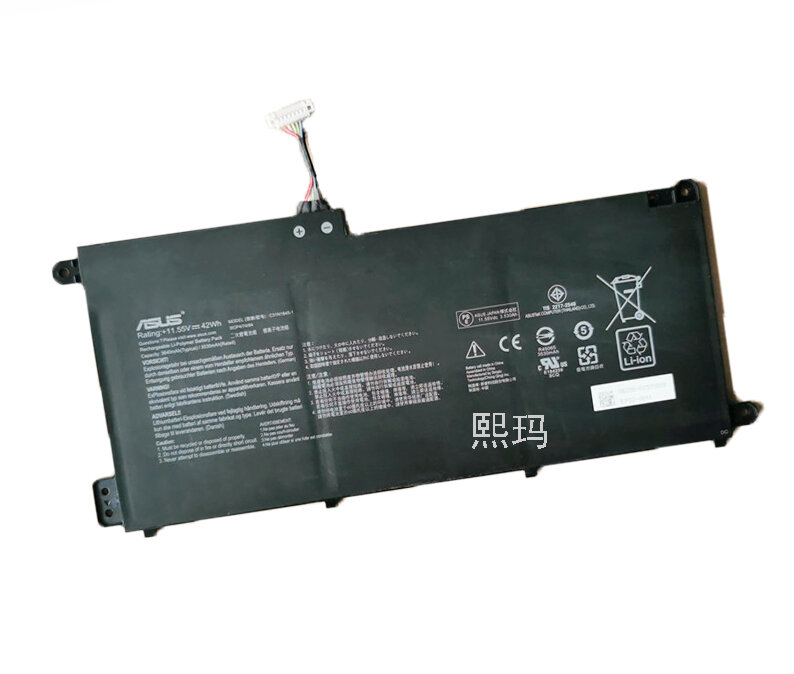 Batterie authentique pour ASUS Chromebook, 11.55V, 42wh, Flip C436FA, C31N1845