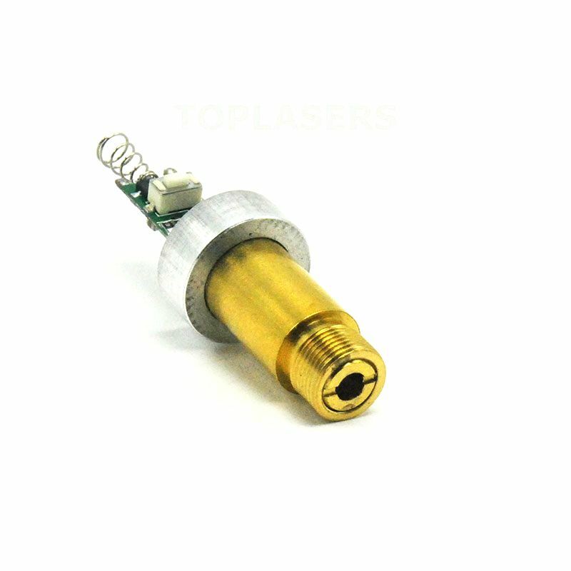 Industrial Brass 532nm 50mw/100mw/200mw Green Dot Laser Diode Moudle For LED Torch DIY