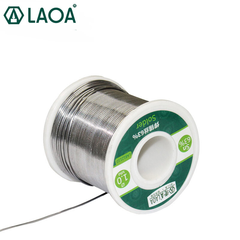 LAOA 63% ลวดเชื่อมม้วนทำความสะอาด Flux เชื่อมเครื่องมือบำรุงรักษา400G Rosin ดีบุกบัดกรีง่ายเชื่อมสายไฟขดลวดห้า