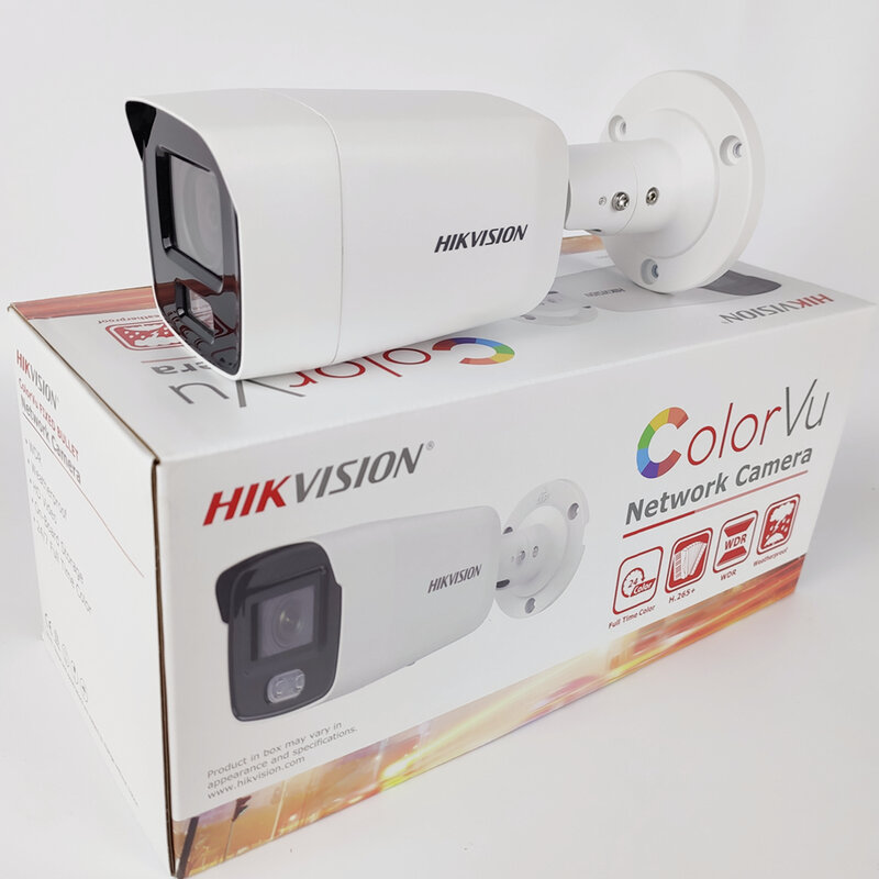 로고 DS-2CD2087G2-LU 내장 마이크, ColorVu 고정 불릿 네트워크 카메라, 4K 8Mp, 신제품