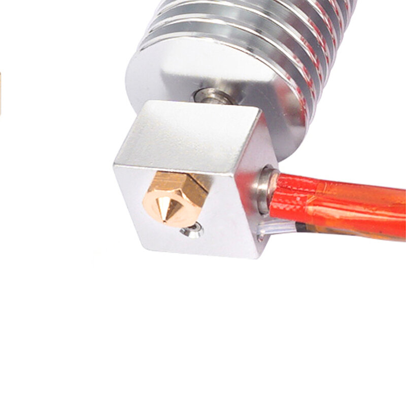 KINGROON 10pcs V5 V6 E3D Nozzle 0.2 0.3 0.4 0.5 0.6 0.8 1.0mm 3D Printer Part M6 Thread All Metal Nozzle For 1.75mm 3mm Filament