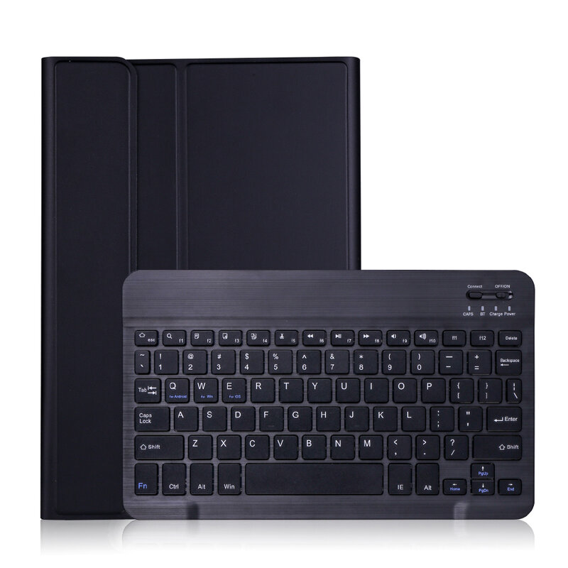 Ultra-fino destacável sem fio bluetooth caso de teclado para samsung tab s7 11 polegadas t870 & t875 magro suporte leve caso