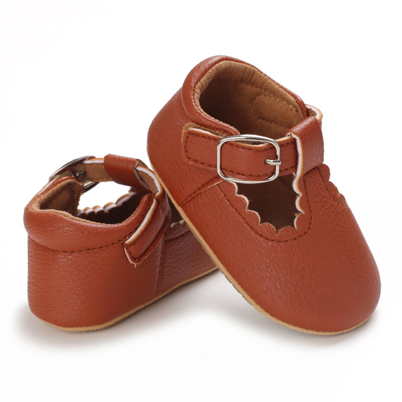 SAMITA 2021 детская повседневная обувь для младенцев малышей нескользящая резиновая Мягкая подошва плоская ПУ первая обувь для новорожденных девочек Аксессуары