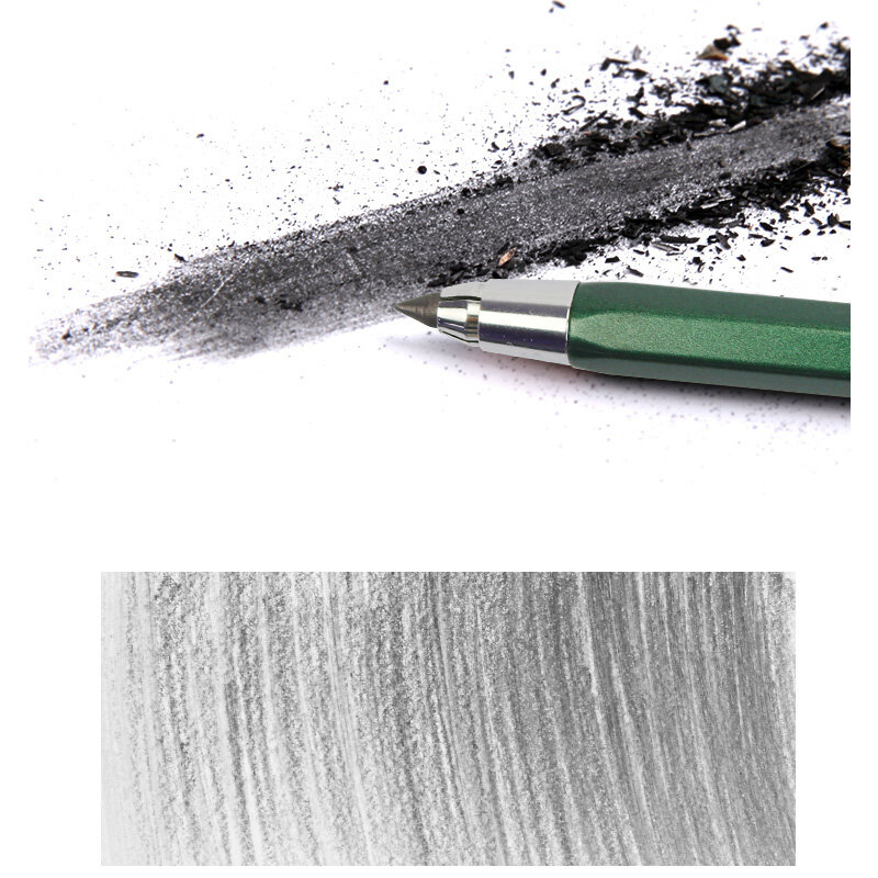 Ручка-карандаш с древесным углем, 4 мм, для рисования скетчей