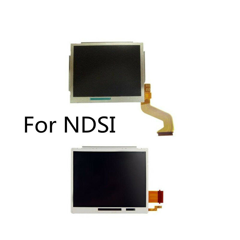 ใหม่ด้านบนด้านล่างจอแสดงผล LCD เปลี่ยนชิ้นส่วนซ่อมสำหรับ Nintendo สำหรับ DSi สำหรับ NDSI จอแสดงผล