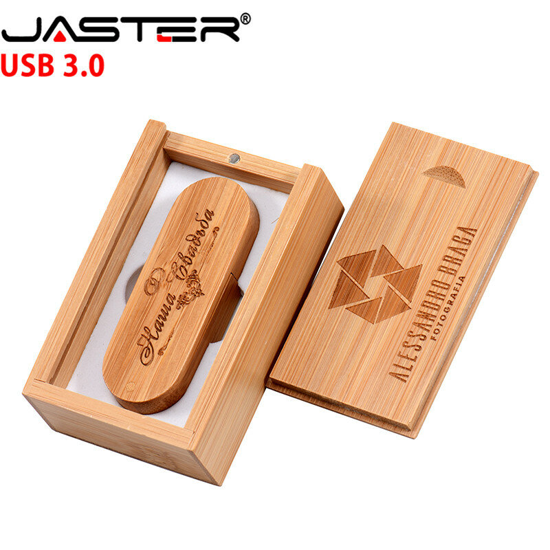 JASTER USB 3.0โลโก้ที่กำหนดเองหมุนได้ไม้USBแฟลชไดรฟ์หน่วยความจำPendriveไดรฟ์ปากกา4GB 16GB 32GB GBจัดส่งฟรี64GB