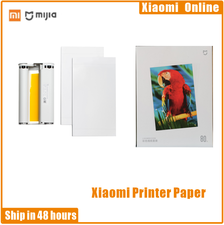 Xiaomi Mijia Photo Paper 6 pollici per Xiaomi Mijia Photo Printer Paper Imaging Supplies carta da stampa colore fotografico rivestito