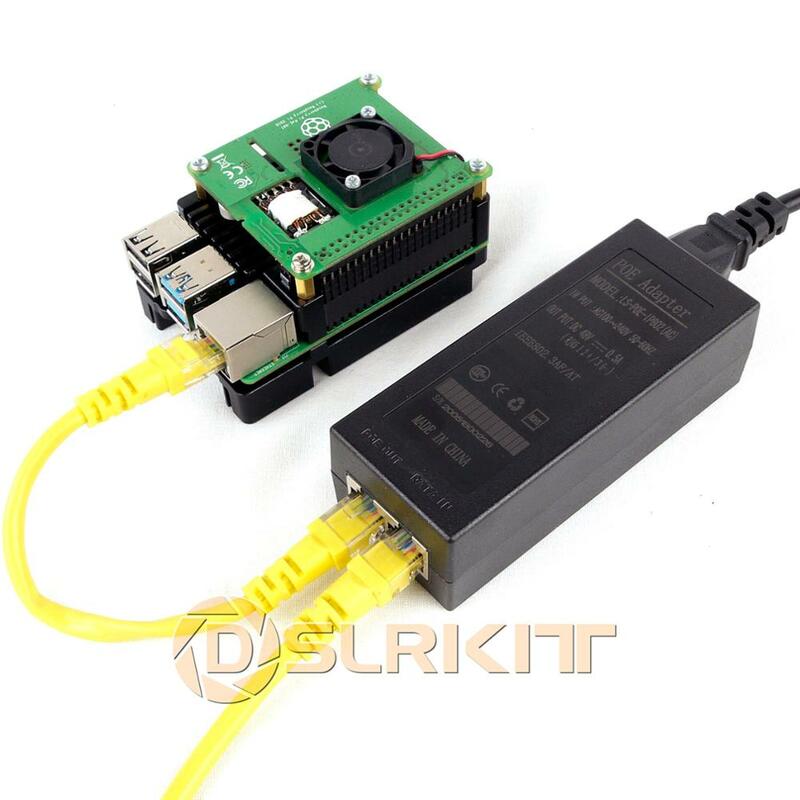 DSLRKIT Gigabit POE 802.3at PoE + อะแดปเตอร์ Power Over Ethernet UniFi AP 1000Mbps