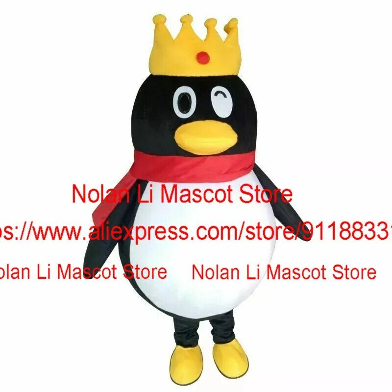Hot Sale Penguin Mascot Costume Cartoon Sset Cosplay Adult Size Fancy Dress Halloween Christmas Birthday Party 1113