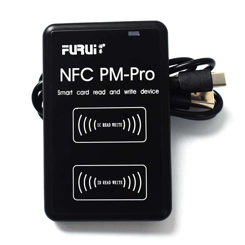 Duplicatore di decodifica RFID lettore di schede Smart Chip NFC 13.56Mhz 1K s50 Badge Clone 125Khz T5577 Token Tag Writer PM Pro copiatrice chiave