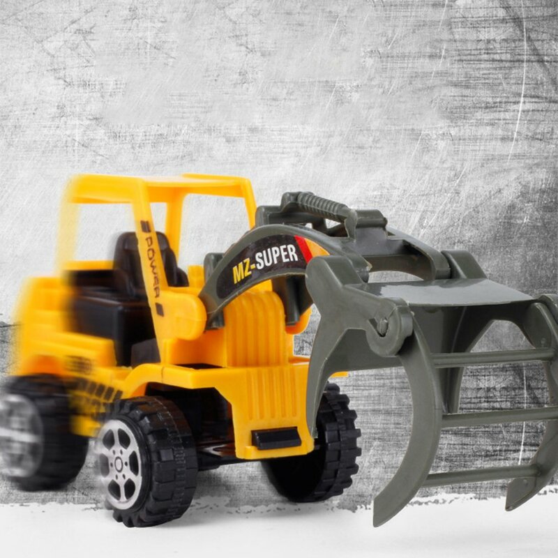 Boy Toy Car escavatore colore casuale bambino inerzia modello ingegneria auto escavatore in plastica per bambini regalo di natale colore casuale