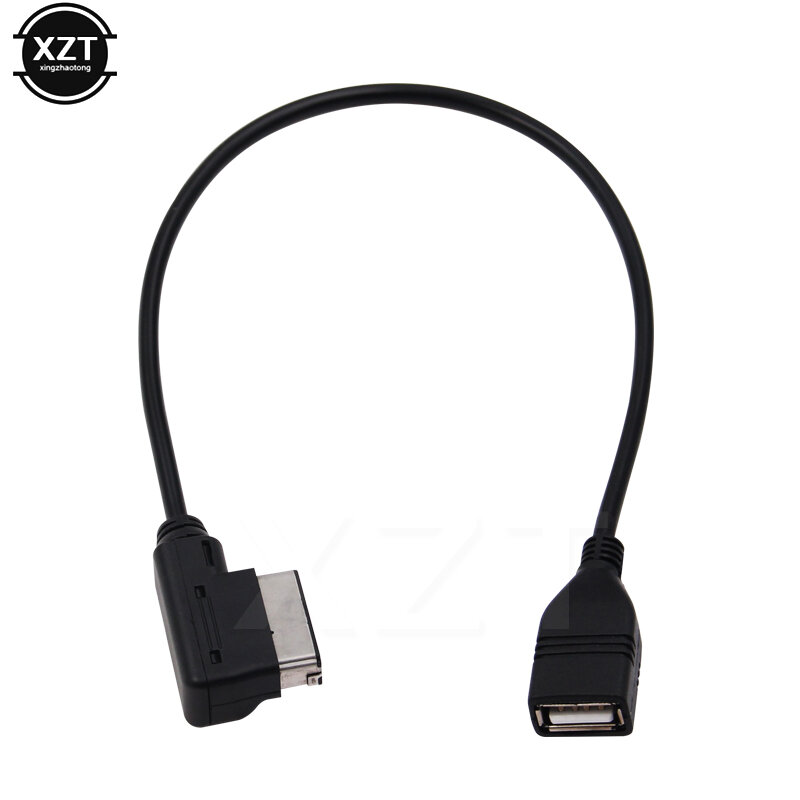 USB AUX เพลง MDI MMI AMI USB หญิงอินเทอร์เฟซเสียง AUX อะแดปเตอร์ข้อมูลสำหรับ VW MK5สำหรับ AUDI A3 A4 A4L A5 A6 A8 Q5
